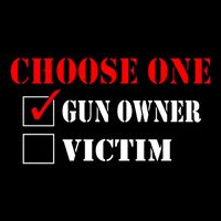 Choose One Gun Owner Victim boy boy Drawstring Bag