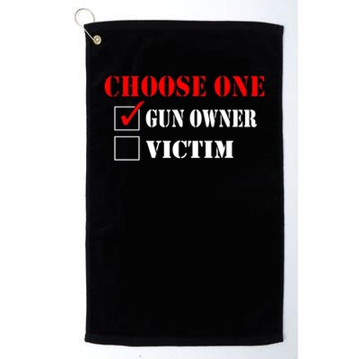 Choose One Gun Owner Victim boy boy Golf Towel