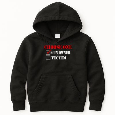 Choose One Gun Owner Victim boy boy Kids Hoodie