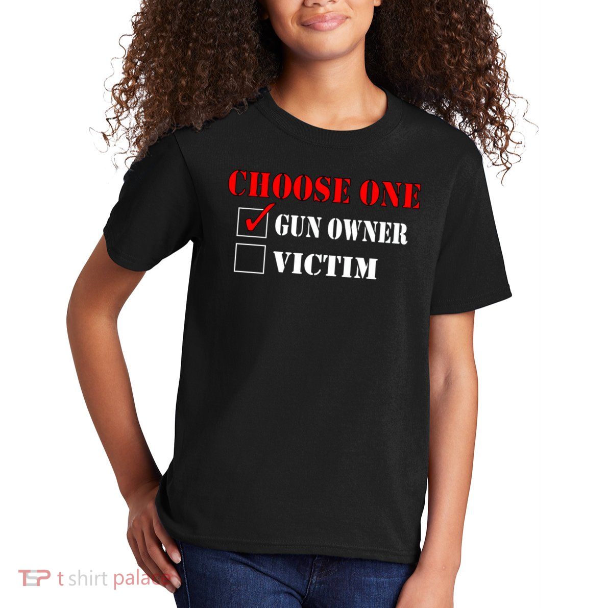 Choose One Gun Owner Victim boy boy Kids T-Shirt