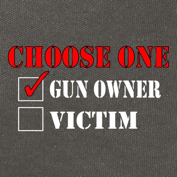 Choose One Gun Owner Victim boy boy Cotton Canvas Backpack