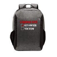 Choose One Gun Owner Victim boy boy Vector Backpack