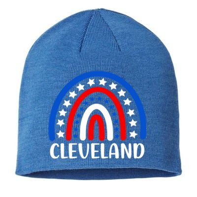 Cleveland Ohio Gift I Love Cleveland Ohio Usa Great Gift Sustainable Beanie