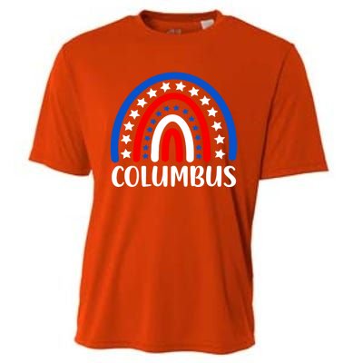 Columbus Ohio Gift I Love Columbus Ohio Usa Gift Cooling Performance Crew T-Shirt