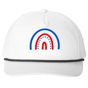 Columbus Ohio Gift I Love Columbus Ohio Usa Gift Snapback Five-Panel Rope Hat