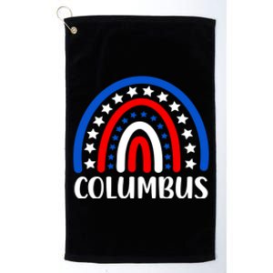 Columbus Ohio Gift I Love Columbus Ohio Usa Gift Platinum Collection Golf Towel