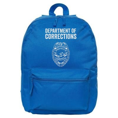 Correctional Officer Gifts Department Of Corrections 16 in Basic Backpack