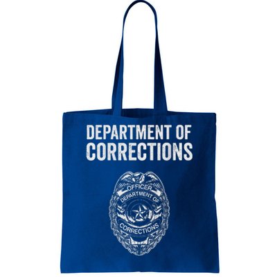 Correctional Officer Gifts Department Of Corrections Tote Bag