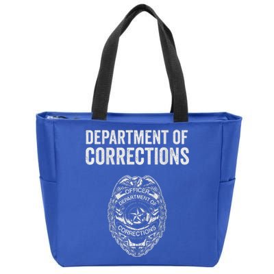 Correctional Officer Gifts Department Of Corrections Zip Tote Bag