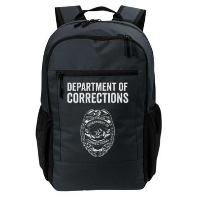 Correctional Officer Gifts Department Of Corrections Daily Commute Backpack