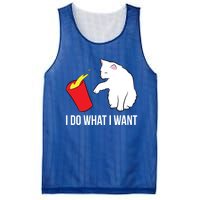 Cat Owner Gift Love Cats I Do What I Want Funny Cat Gift Mesh Reversible Basketball Jersey Tank