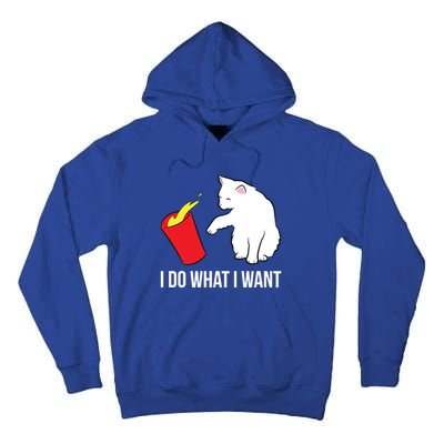 Cat Owner Gift Love Cats I Do What I Want Funny Cat Gift Tall Hoodie