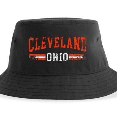 Cleveland Ohio Gift Sustainable Bucket Hat