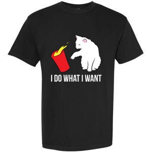 Cat Owner Gift Love Cats I Do What I Want Funny Cat Gift Garment-Dyed Heavyweight T-Shirt