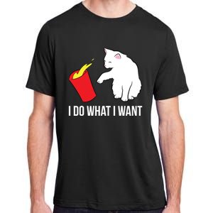 Cat Owner Gift Love Cats I Do What I Want Funny Cat Gift Adult ChromaSoft Performance T-Shirt