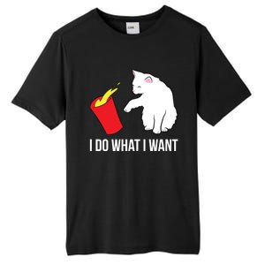 Cat Owner Gift Love Cats I Do What I Want Funny Cat Gift Tall Fusion ChromaSoft Performance T-Shirt