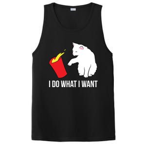 Cat Owner Gift Love Cats I Do What I Want Funny Cat Gift PosiCharge Competitor Tank