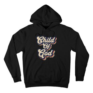 Child Of God Retro Religious Christian Design Hoodie