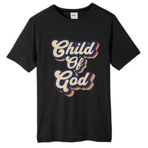 Child Of God Retro Religious Christian Design Tall Fusion ChromaSoft Performance T-Shirt