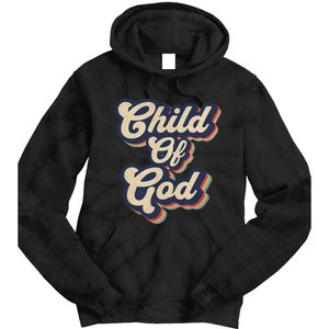 Child Of God Retro Religious Christian Design Tie Dye Hoodie