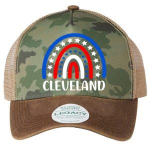 Cleveland Ohio Gift I Love Cleveland Ohio Usa Cute Gift Legacy Tie Dye Trucker Hat