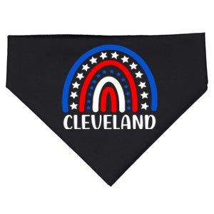 Cleveland Ohio Gift I Love Cleveland Ohio Usa Cute Gift USA-Made Doggie Bandana