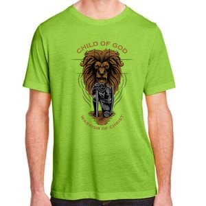 Child Of God Warrior Of Christ Jesus Christian Faith Graphic Adult ChromaSoft Performance T-Shirt