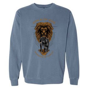 Child Of God Warrior Of Christ Jesus Christian Faith Graphic Garment-Dyed Sweatshirt