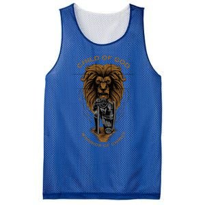 Child Of God Warrior Of Christ Jesus Christian Faith Graphic Mesh Reversible Basketball Jersey Tank