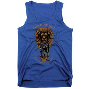 Child Of God Warrior Of Christ Jesus Christian Faith Graphic Tank Top