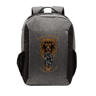 Child Of God Warrior Of Christ Jesus Christian Faith Graphic Vector Backpack