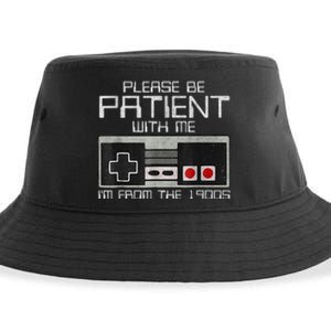 Cute Old Gamer Please Be Patient With Me Im From The 1900s Gift Sustainable Bucket Hat