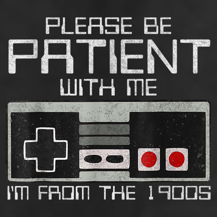 Cute Old Gamer Please Be Patient With Me Im From The 1900s Gift Adult Drive Performance Visor