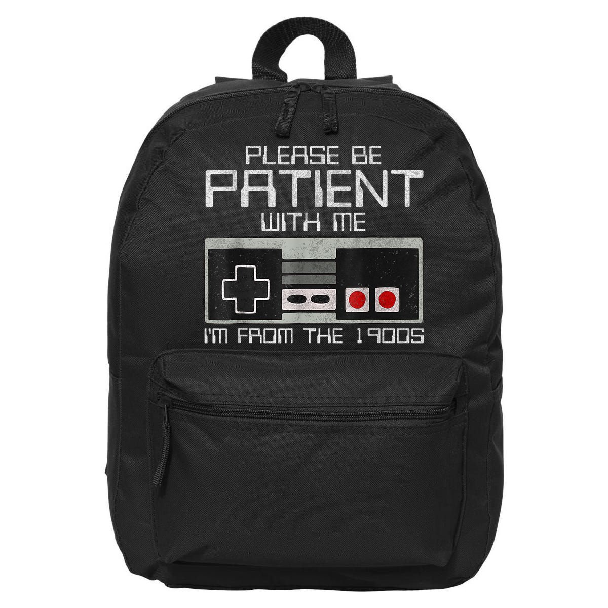 Cute Old Gamer Please Be Patient With Me Im From The 1900s Gift 16 in Basic Backpack