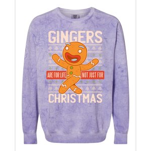 Christmas Outfit Gingerbread Christmas Xmas Cool Gift Colorblast Crewneck Sweatshirt