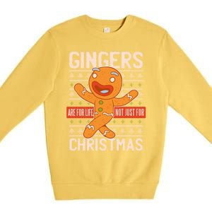 Christmas Outfit Gingerbread Christmas Xmas Cool Gift Premium Crewneck Sweatshirt