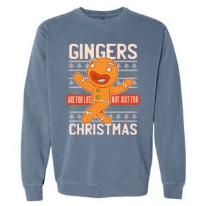 Christmas Outfit Gingerbread Christmas Xmas Cool Gift Garment-Dyed Sweatshirt