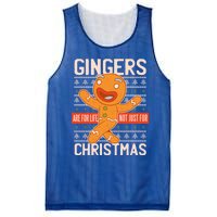 Christmas Outfit Gingerbread Christmas Xmas Cool Gift Mesh Reversible Basketball Jersey Tank