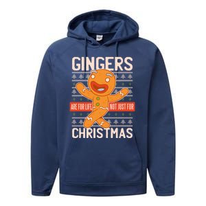 Christmas Outfit Gingerbread Christmas Xmas Cool Gift Performance Fleece Hoodie