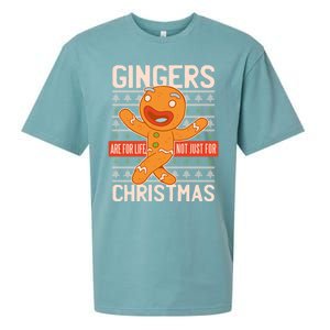 Christmas Outfit Gingerbread Christmas Xmas Cool Gift Sueded Cloud Jersey T-Shirt