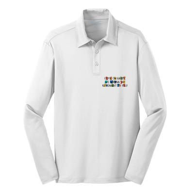 Come On Harry We Wanna Say Goodnight To You Silk Touch Performance Long Sleeve Polo