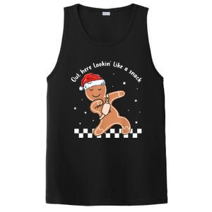 Christmas Out Here Looking Like A Snack Gingerbread Boujee Gift PosiCharge Competitor Tank