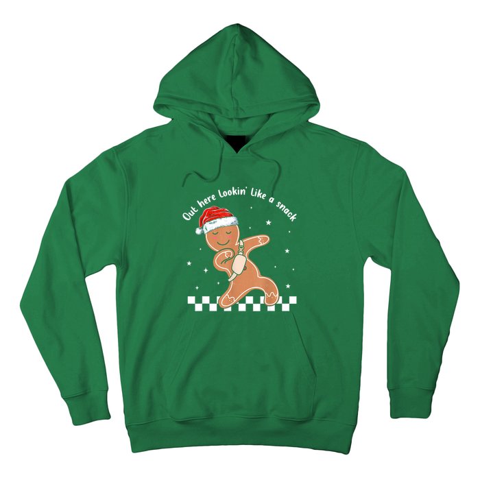 Christmas Out Here Looking Like A Snack Gingerbread Boujee Gift Hoodie