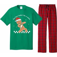 Christmas Out Here Looking Like A Snack Gingerbread Boujee Gift Pajama Set