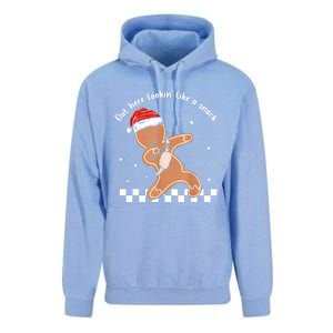 Christmas Out Here Looking Like A Snack Gingerbread Boujee Gift Unisex Surf Hoodie