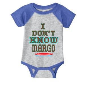 Christmas Outfit Holiday I Don't Know Margo Ugly Christmas Gift Infant Baby Jersey Bodysuit