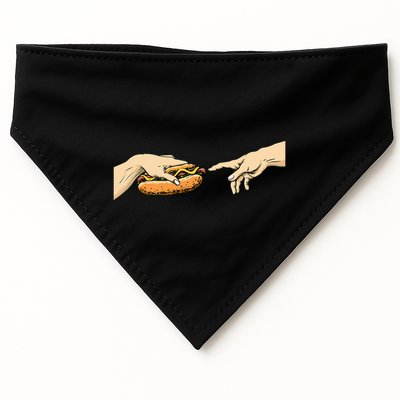 Creation Of Hot Dog Hot Dog Lover Fast Food Wiener USA-Made Doggie Bandana
