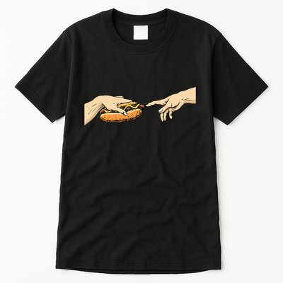 Creation Of Hot Dog Hot Dog Lover Fast Food Wiener Tall T-Shirt