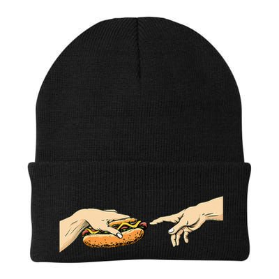 Creation Of Hot Dog Hot Dog Lover Fast Food Wiener Beanie