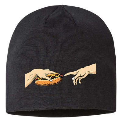 Creation Of Hot Dog Hot Dog Lover Fast Food Wiener Sustainable Beanie